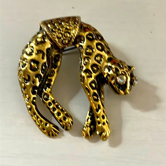 Vintage Leopard Brooch - Picture 1 of 1